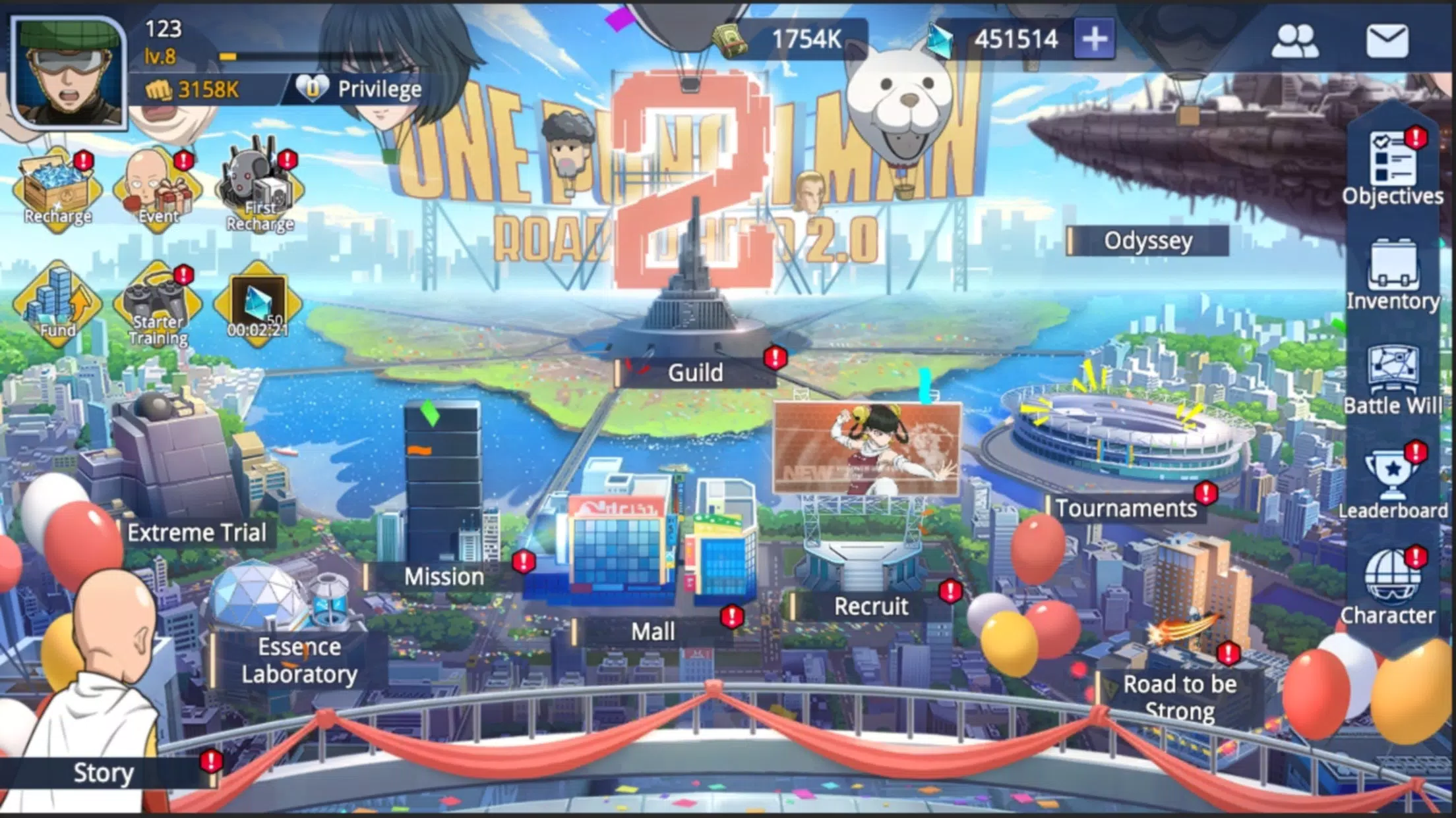 One Punch Man:Road to Hero 2.0 Screenshot 1