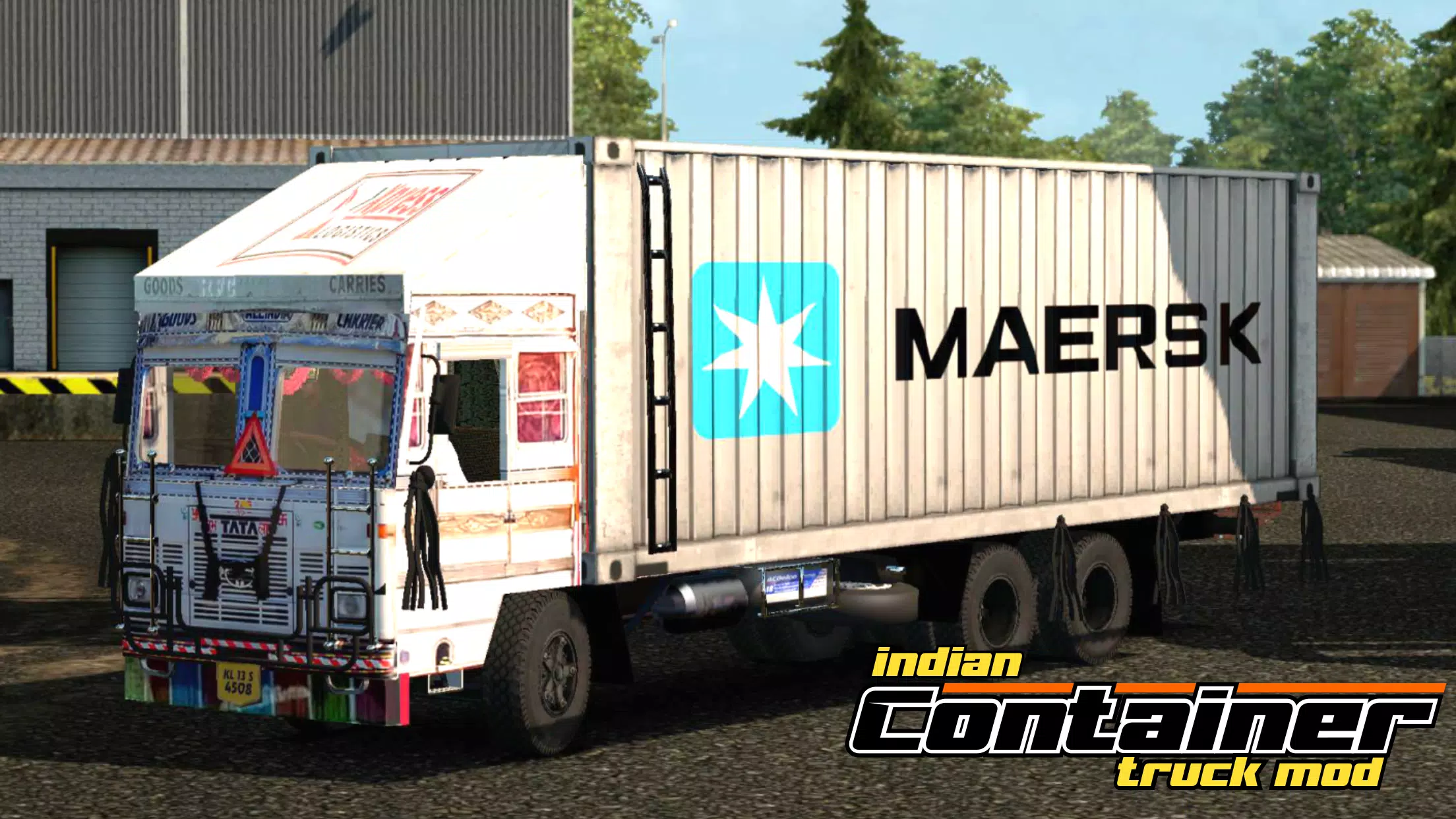 Indian Container Truck Mod Скриншот 0