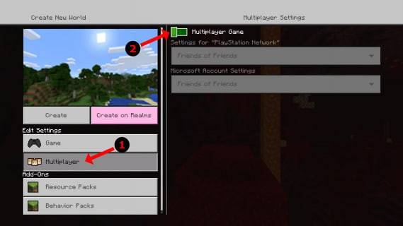Splitscreen su Minecraft