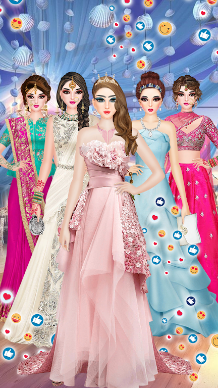Dress Up Girls Makeup Game ภาพหน้าจอ 1