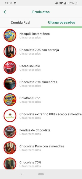MyRealFood: Escáner y recetas Скриншот 0