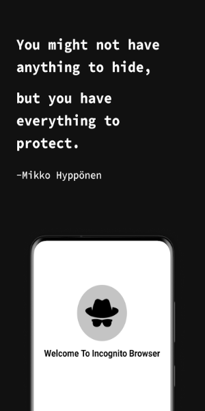 Private Browser: Incognito Tangkapan skrin 0