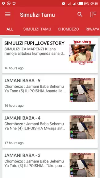 Simulizi Tamu za Mapenzi - na Captura de pantalla 1