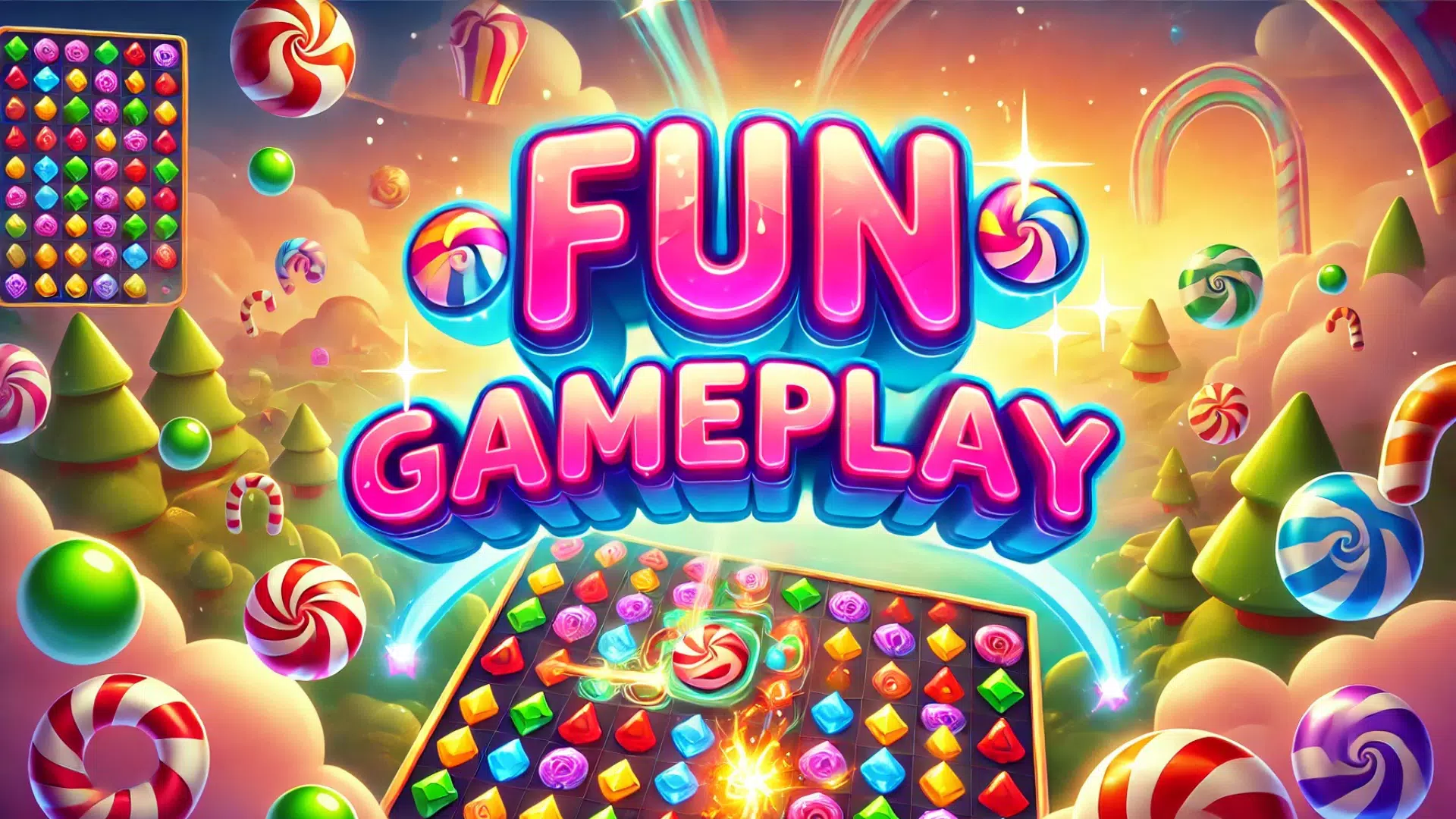 Sweet Candy - Match 3 Puzzle ဖန်သားပြင်ဓာတ်ပုံ 2