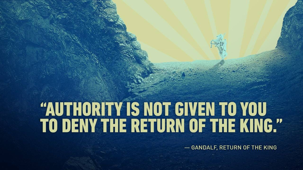 甘道夫堅定支持亞拉岡