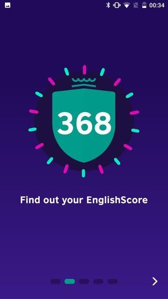 Schermata EnglishScore 2