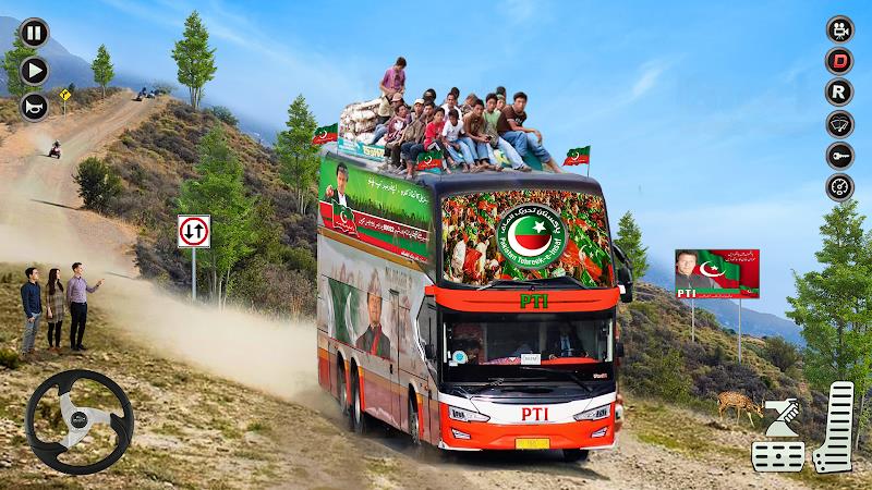Imran Khan Election Bus Sim 3D Скриншот 2