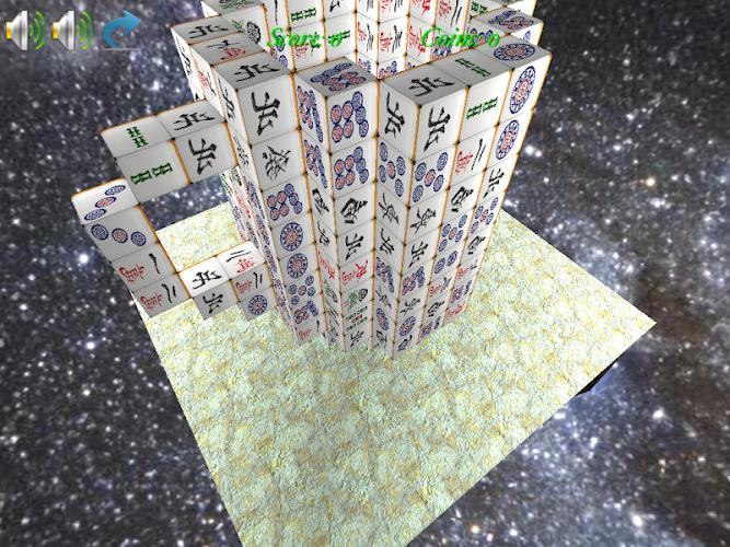 Mahjong 3D Cube Solitaire スクリーンショット 1