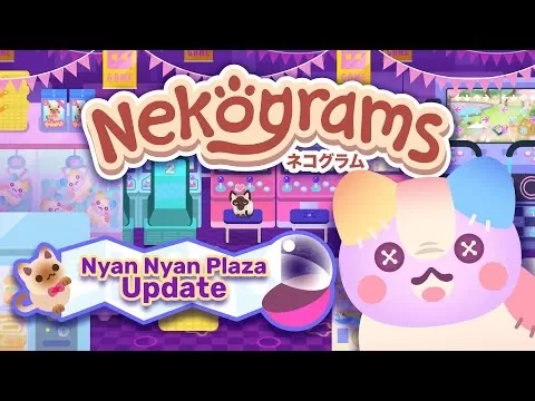 Красочный геймплей Nekograms+ с игривыми котами и подушками