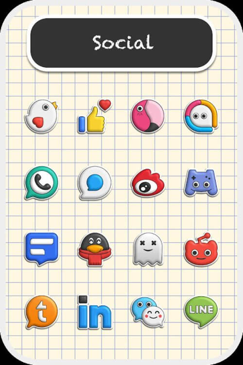 Poppin icon pack Screenshot 2