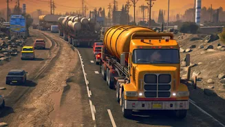 Oil Cargo Transport Truck Game應用截圖第2張