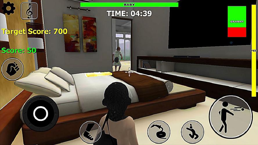Granny Sim: Baby Granny 3D應用截圖第0張