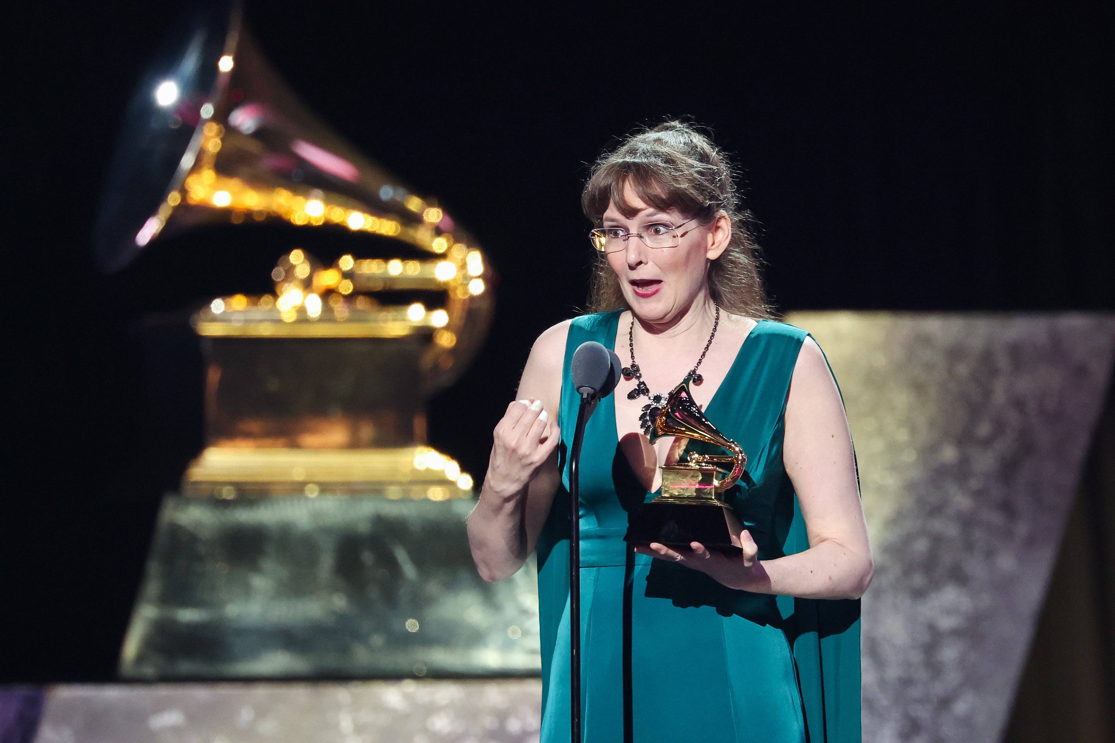Winifred Phillips al 67 ° Grammy Awards. Foto di Rich Polk/Billboard tramite Getty Images.
