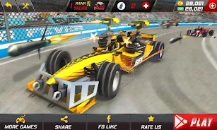 Formula Car Crash Racing Скриншот 0