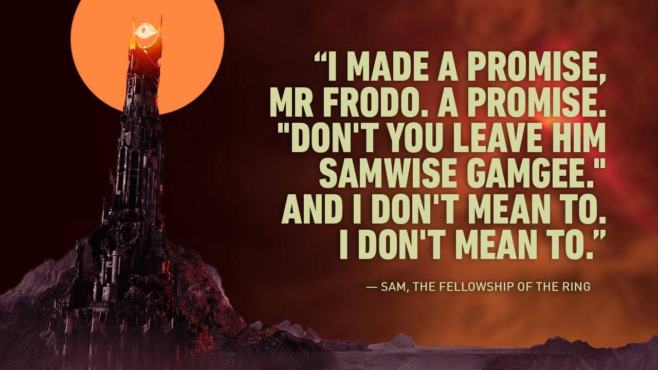 山姆衛斯·詹吉向佛羅多宣誓效忠