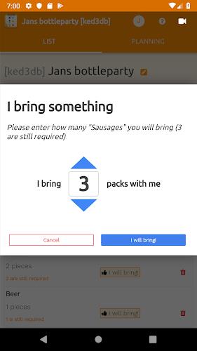 Bringlist Screenshot 2
