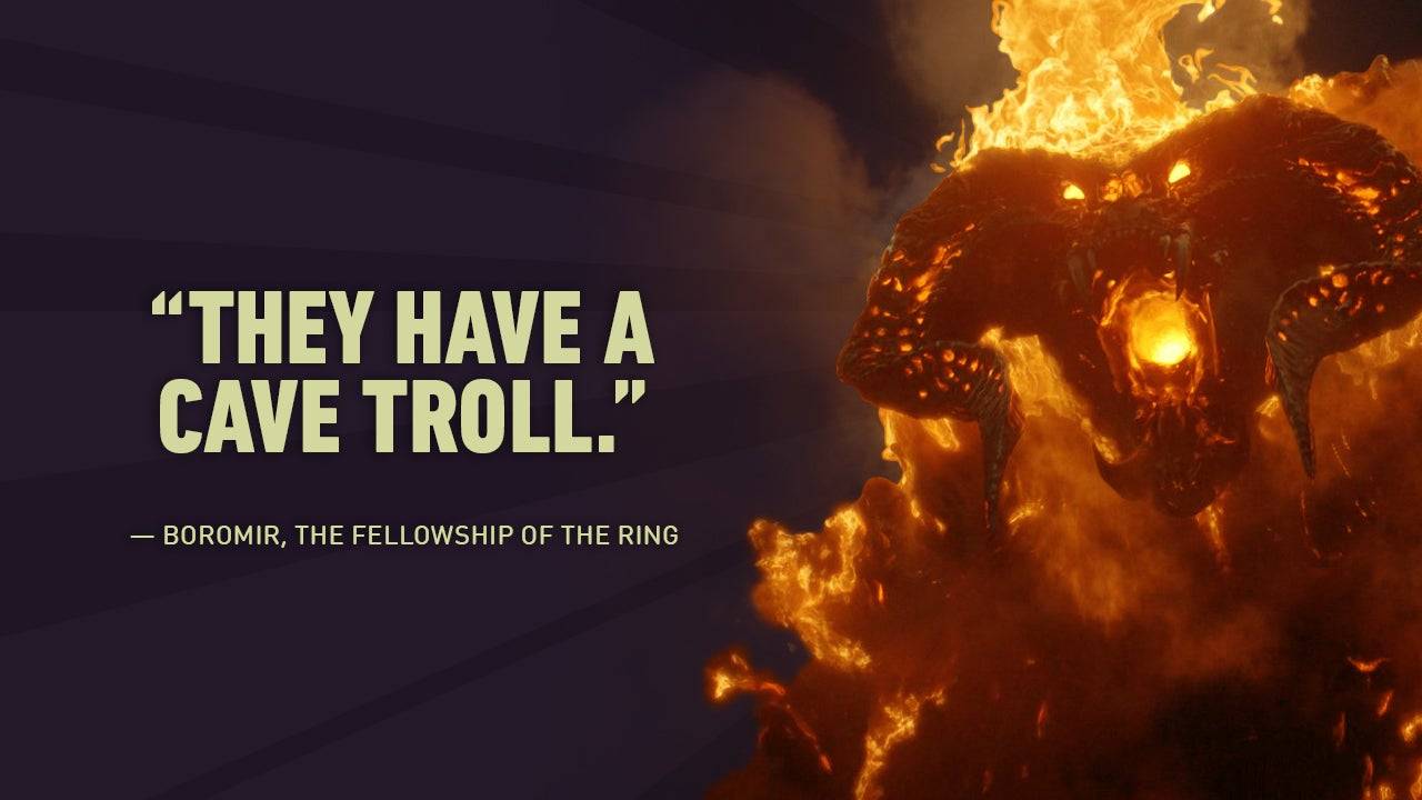 波羅莫對洞穴食人妖的反應