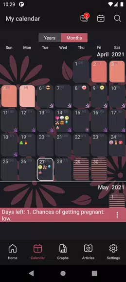 WomanLog日历应用截图第2张