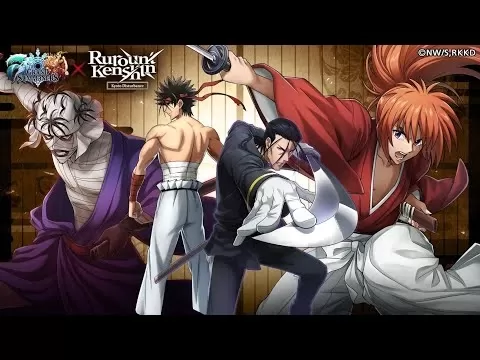 Grandes convocadores Rurouni Kenshin Crossover Event