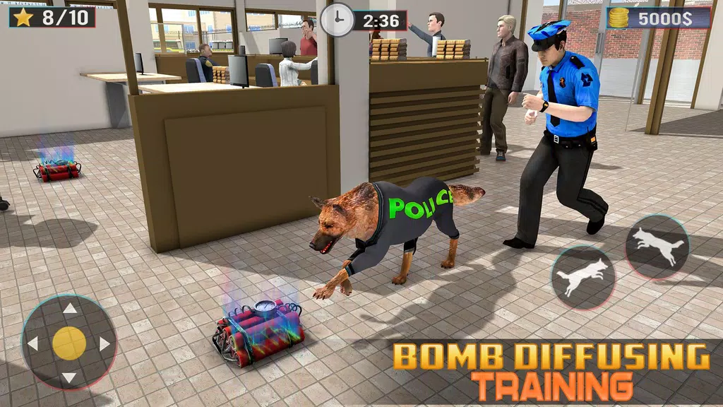 Police K9 Dog Training School: Dog Duty Simulator Captura de pantalla 1