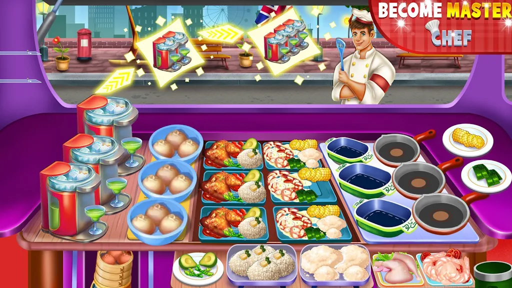 Food truck Empire Cooking Game स्क्रीनशॉट 1