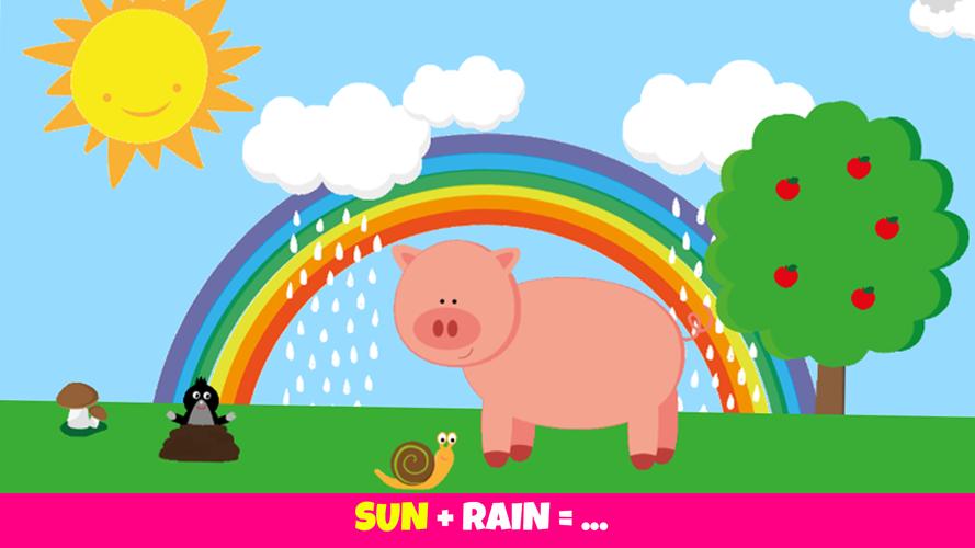 Animals, kids game from 1 year Captura de tela 3