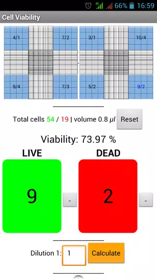 Cells Calculator スクリーンショット 3