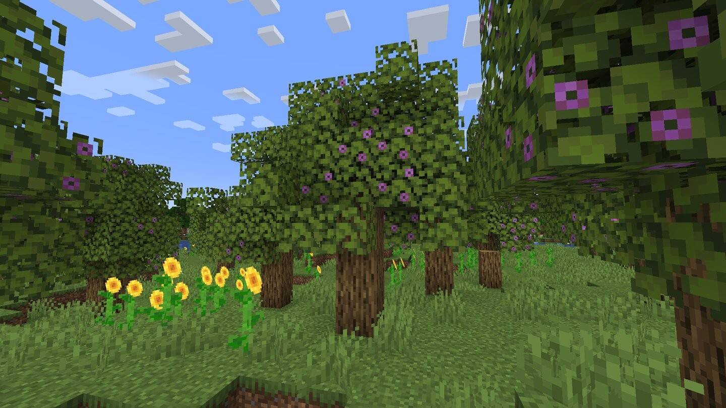 Azalea Wood in Minecraft