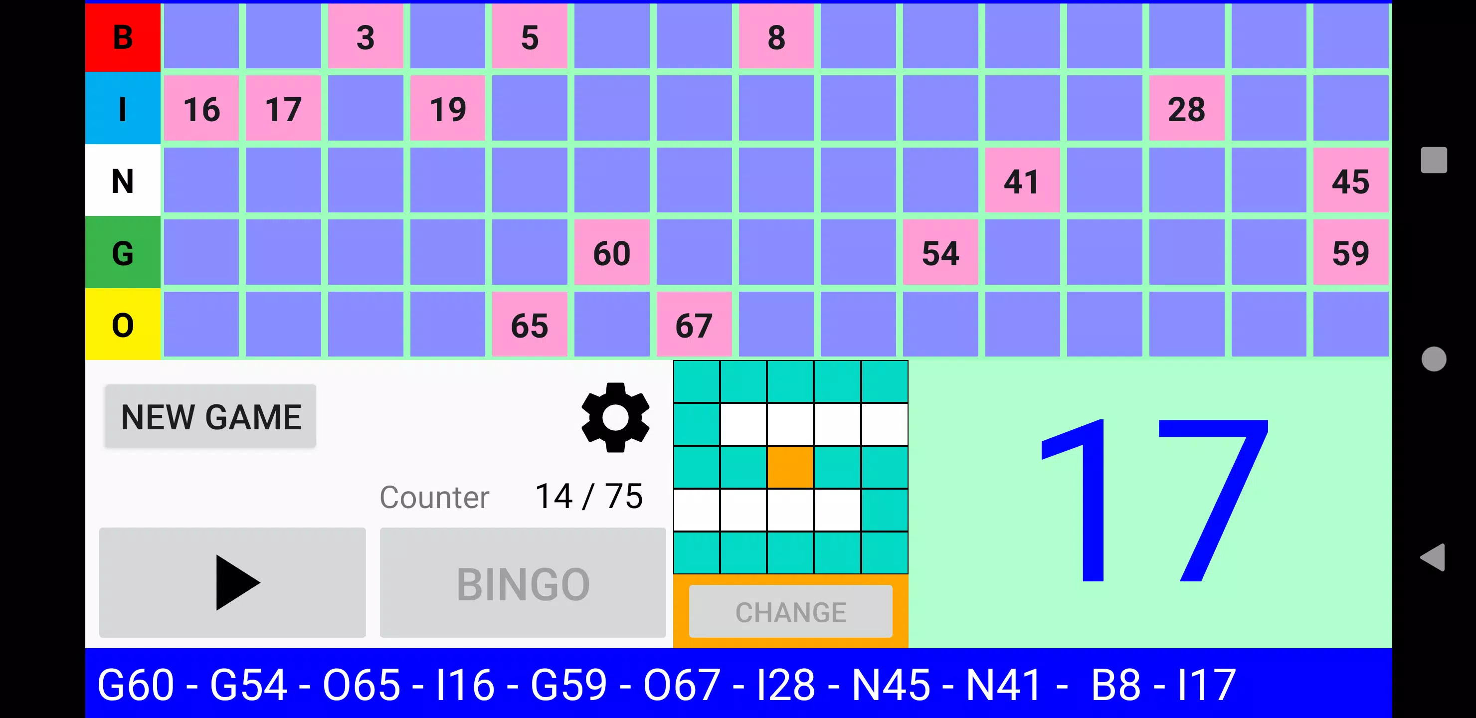 Bingo RS スクリーンショット 2