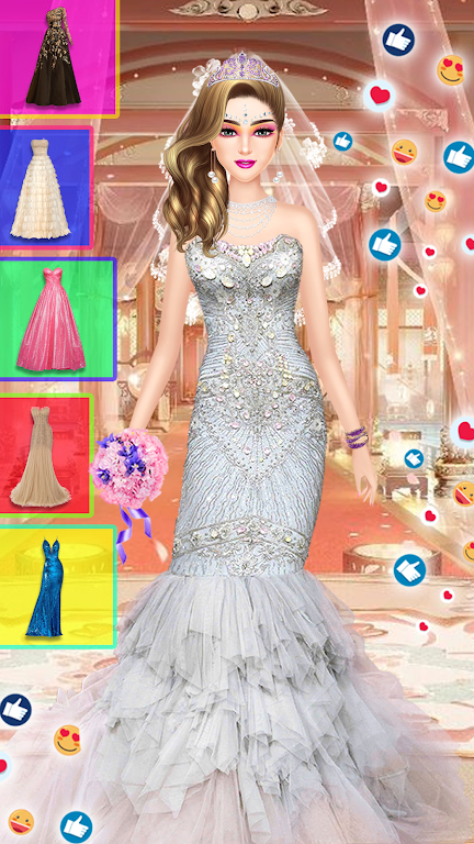 Dress Up Girls Makeup Game ภาพหน้าจอ 2