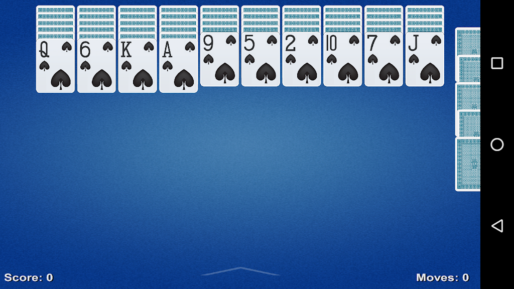 Spider Solitaire Game Captura de pantalla 0