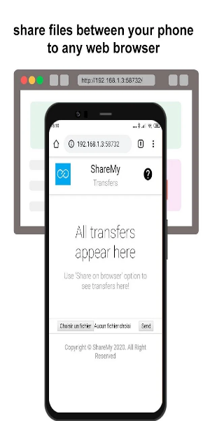 Image: XShare File Transfer Screenshot