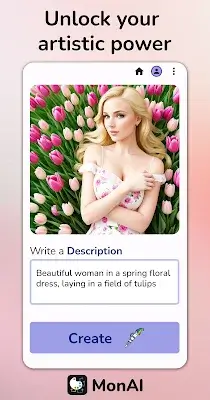 MonAI - AI Art Generator Скриншот 0