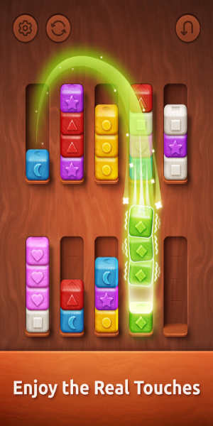 image: Colorwood Sort Puzzle Game Screenshot