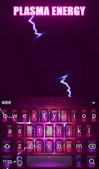 Plasma Keyboard & Wallpaper Captura de tela 1