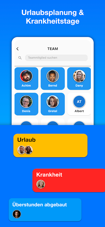 Achim App Arbeitszeiterfassung स्क्रीनशॉट 3