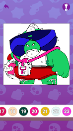 Coloring Brawl Stars All Skins應用截圖第0張