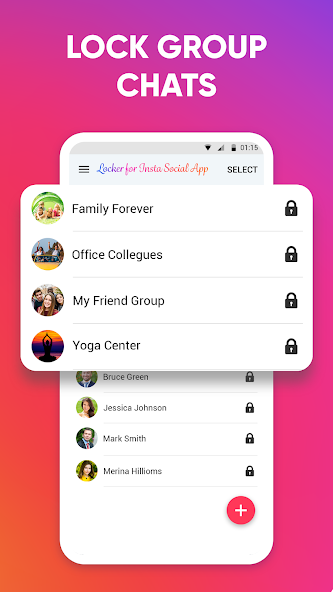 Locker for Insta Social App Mod Tangkapan skrin 1