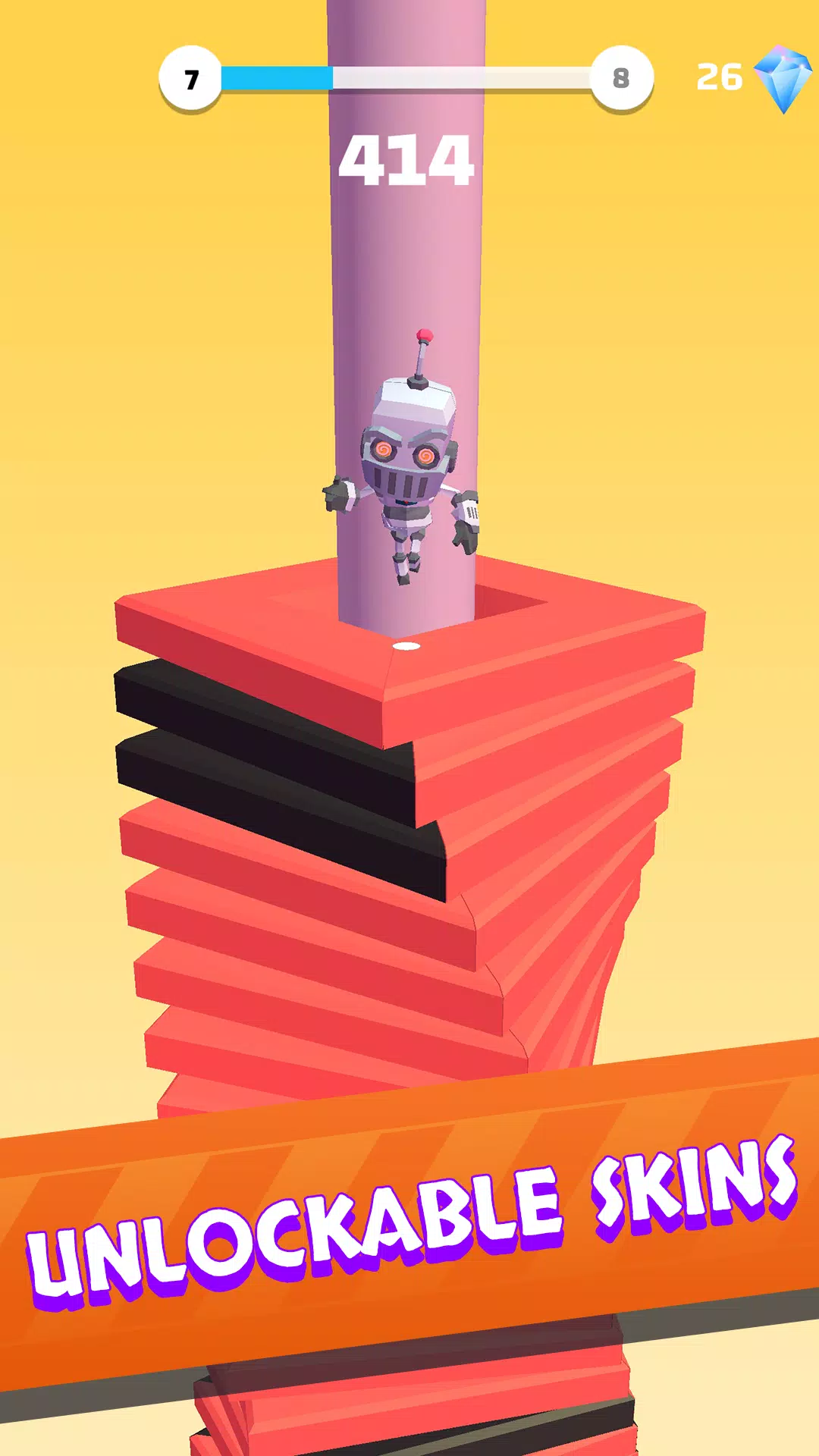 Helix Stack Jump: スマッシュボール スクリーンショット 1