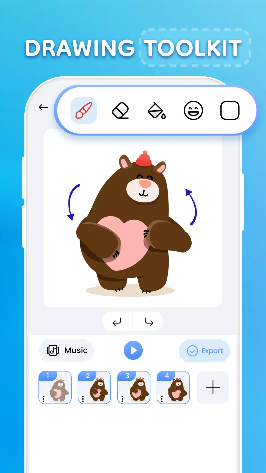 AniDraw: 2D Draw Animation Tangkapan skrin 2