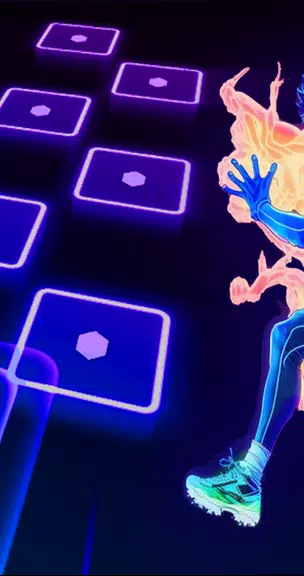 Blue Lock: Tiles Hop EDM Capture d'écran 1