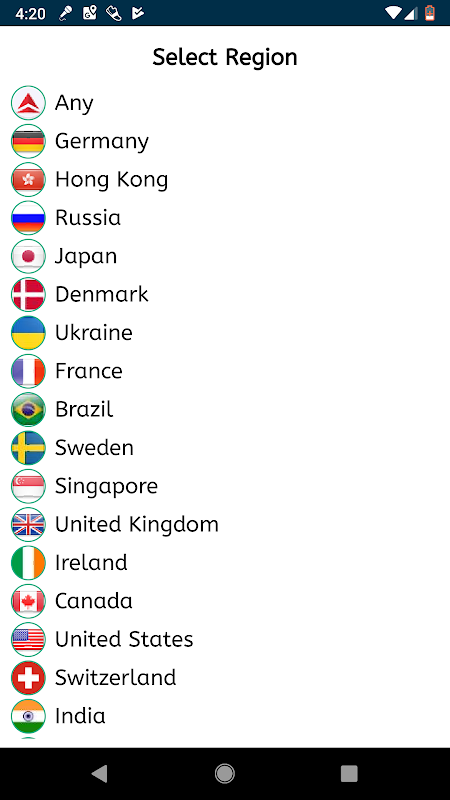 Delta VPN : Secure VPN Proxy : VPN UK, IRAN, USA Captura de tela 2