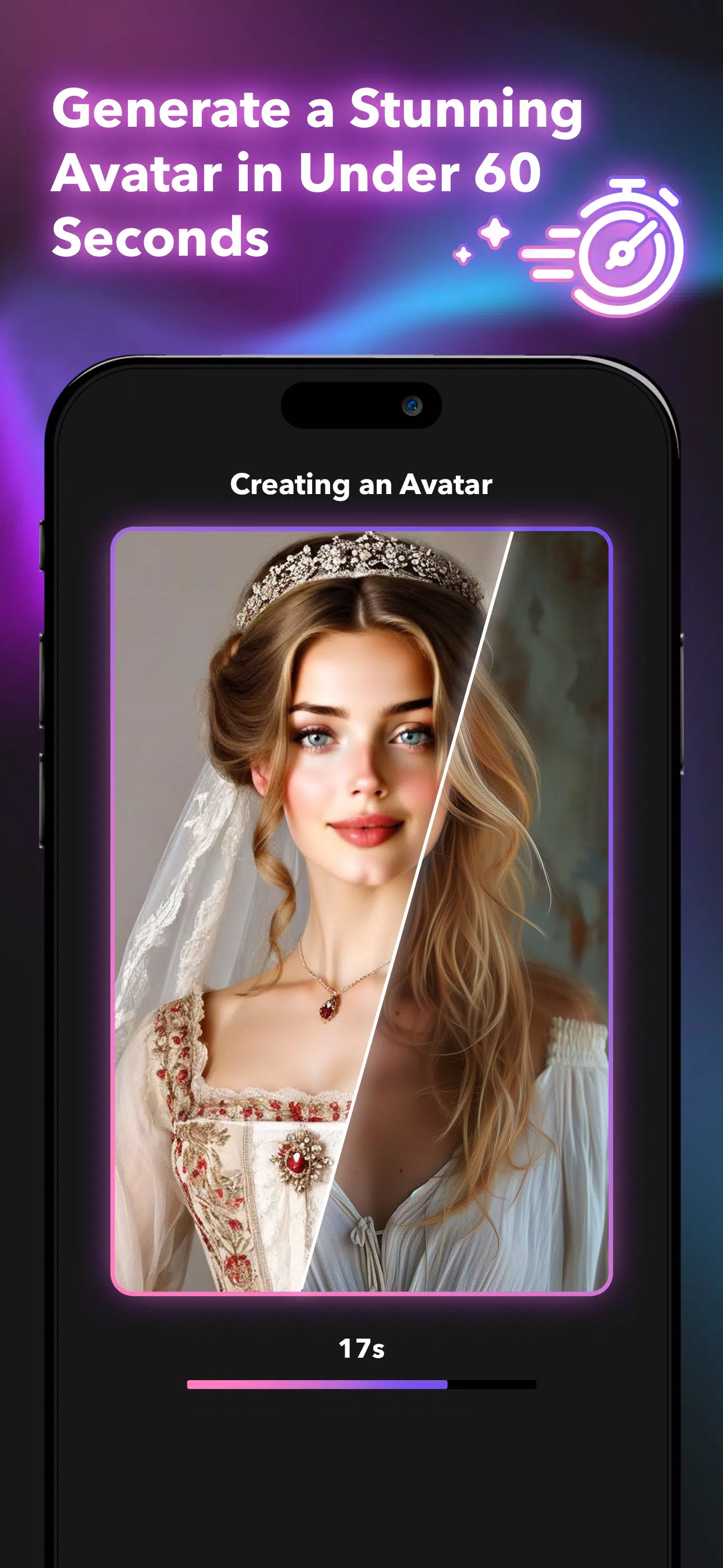 Aurora: AI Portrait Generator Скриншот 0