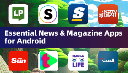 Mahahalagang balita at magazine apps para sa Android