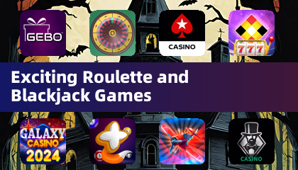 Emocionantes juegos de Ruleta y Blackjack