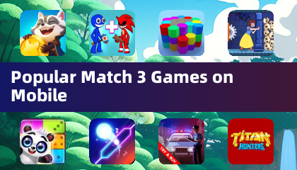 行動裝置上最熱門的消除三連遊戲