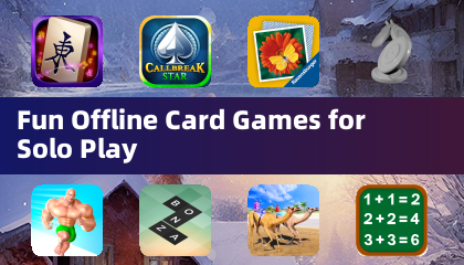 Unterhaltsame Offline-Kartenspiele für Einzelspieler