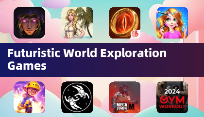 Spielen in futuristischen Welt-Explorations-Spielen