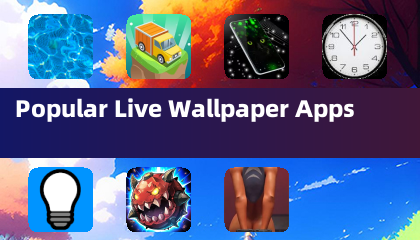 Beliebte Live-Hintergrundbilder-Apps